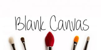 blank canvas cosmetics brushes