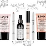 NYX Makeup Highlighter Concealer Setting Spray, Jumbo Eye Pencil