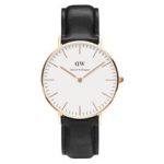 daniel wellington classic sheffield rose gold watch