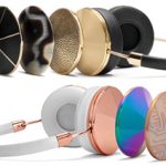 frends taylor rose gold headphones