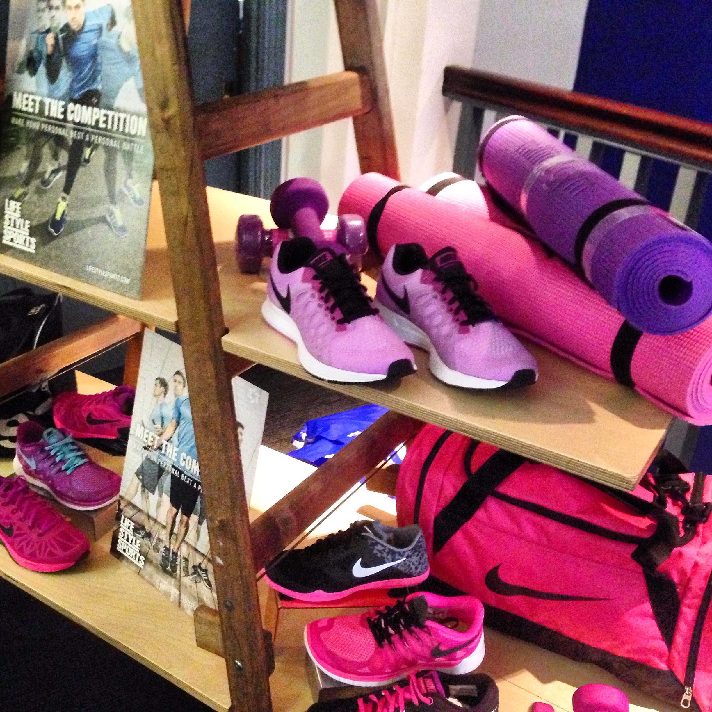 Lifestyle Sports fitness collection press day neon