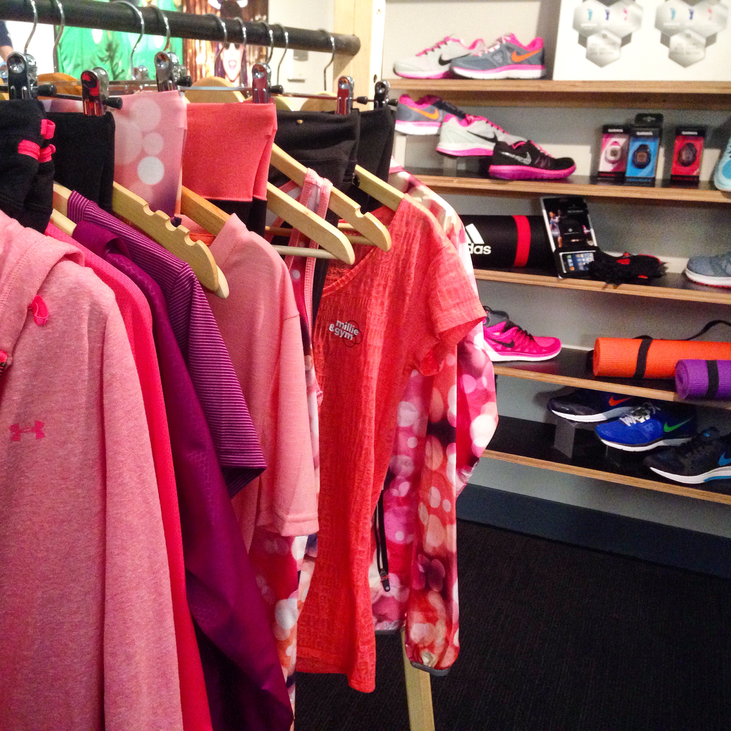 Lifestyle Sports fitness collection press day neon