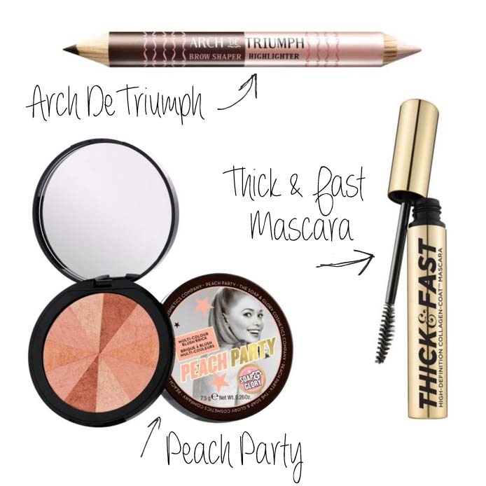soap and glory arch de triumph thick and fast mascara peach party