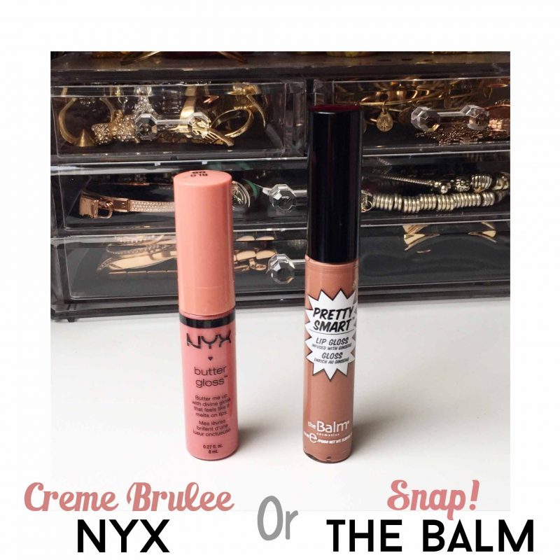 the balm pretty smart nyx butter gloss