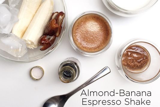 Almond Banana Espresso Shake