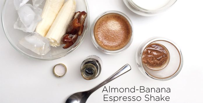 Almond Banana Espresso Shake