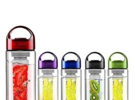 fruit infusing water bottle