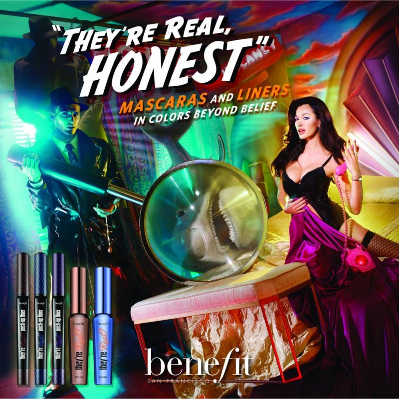 benefit they're real full colour liner mascara