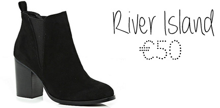 river island black chelsea boots