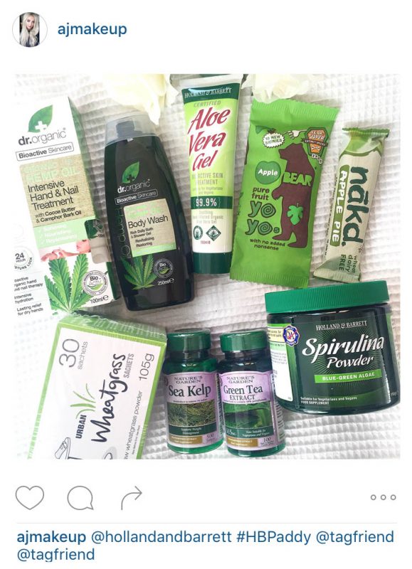 holland and barrett green giveaway