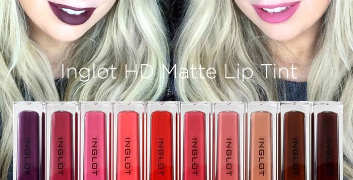 inglot hd matte lip tint review