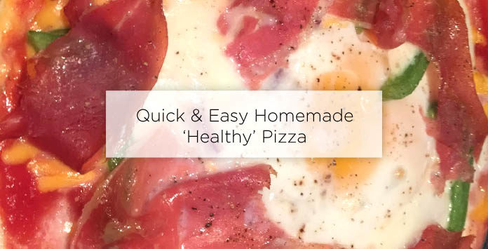 homemade healthy pizza