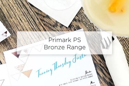 PS Primark Bronze Tan Range