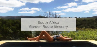 south africa garden route itinerary