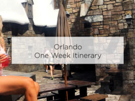 orlando one week itinerary