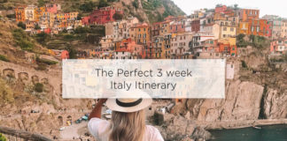 3 week italy itinerary